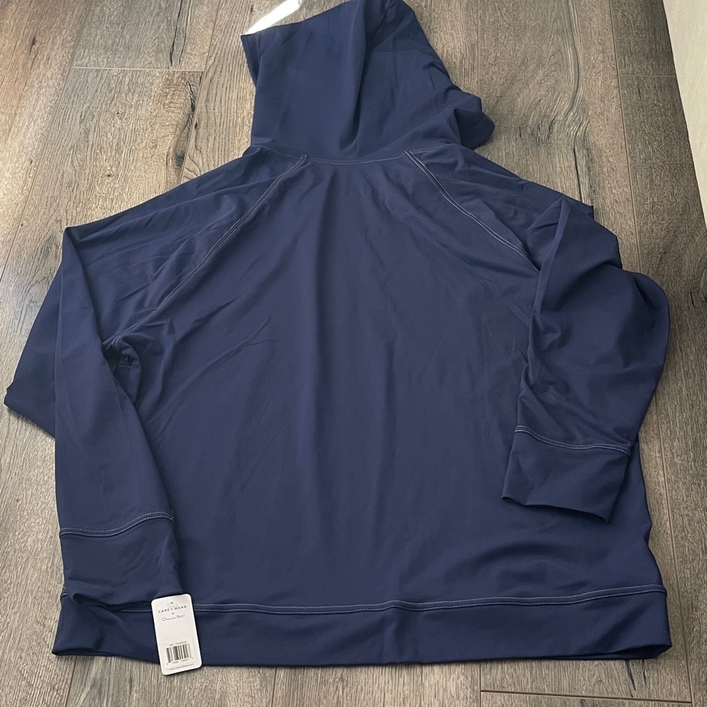 Oscar de la Renta Deep Blue Hoodie - Picture 8 of 15